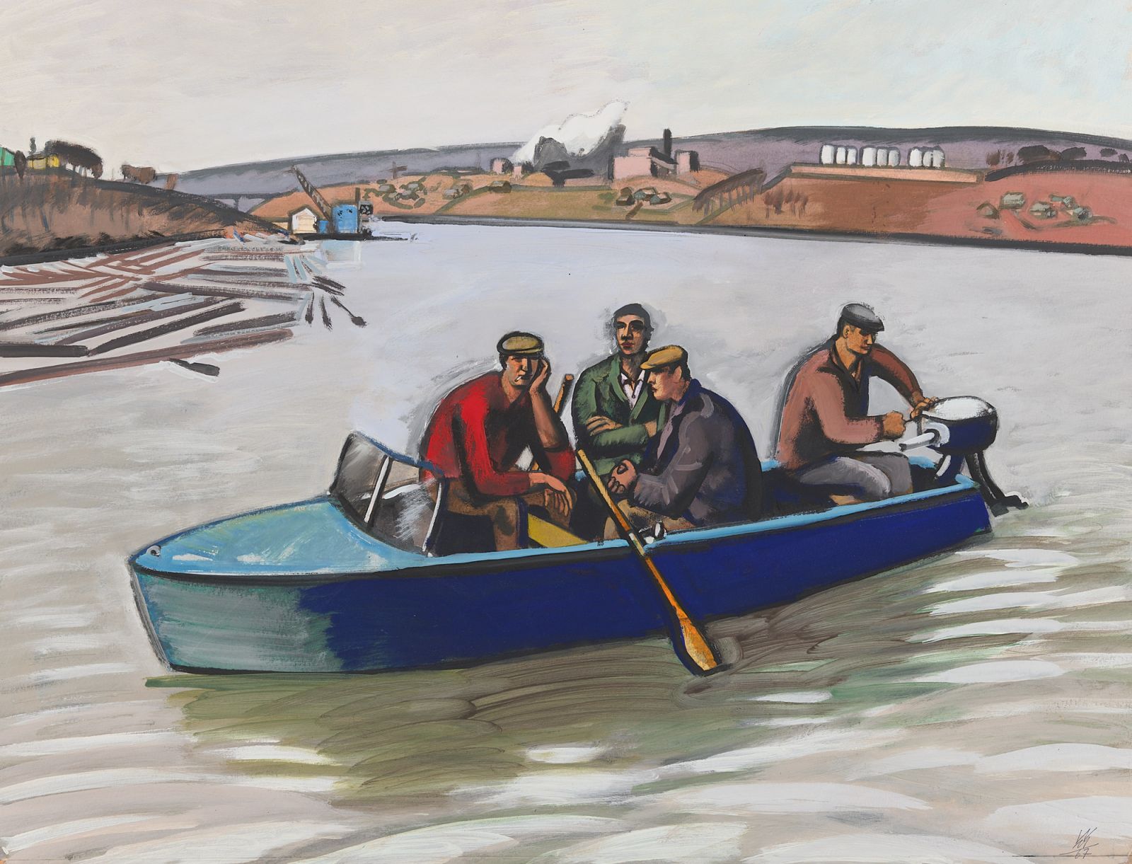 wolfgang-mattheuer-im-motorboot-auf-der-wolga-1967-gouache-nachlass-des-kuenstlers-vg-bild-kunst-bonn-2026-foto-galerie-schwind-leipzig.jpg